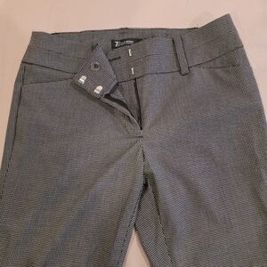 New York & Company Men's Micro-Check Dress Pants in Black and White